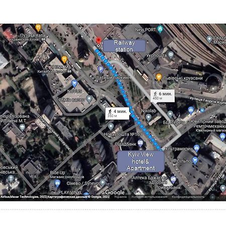 View Smart Apartment Kvartet Railway Station 4D Киев Экстерьер фото