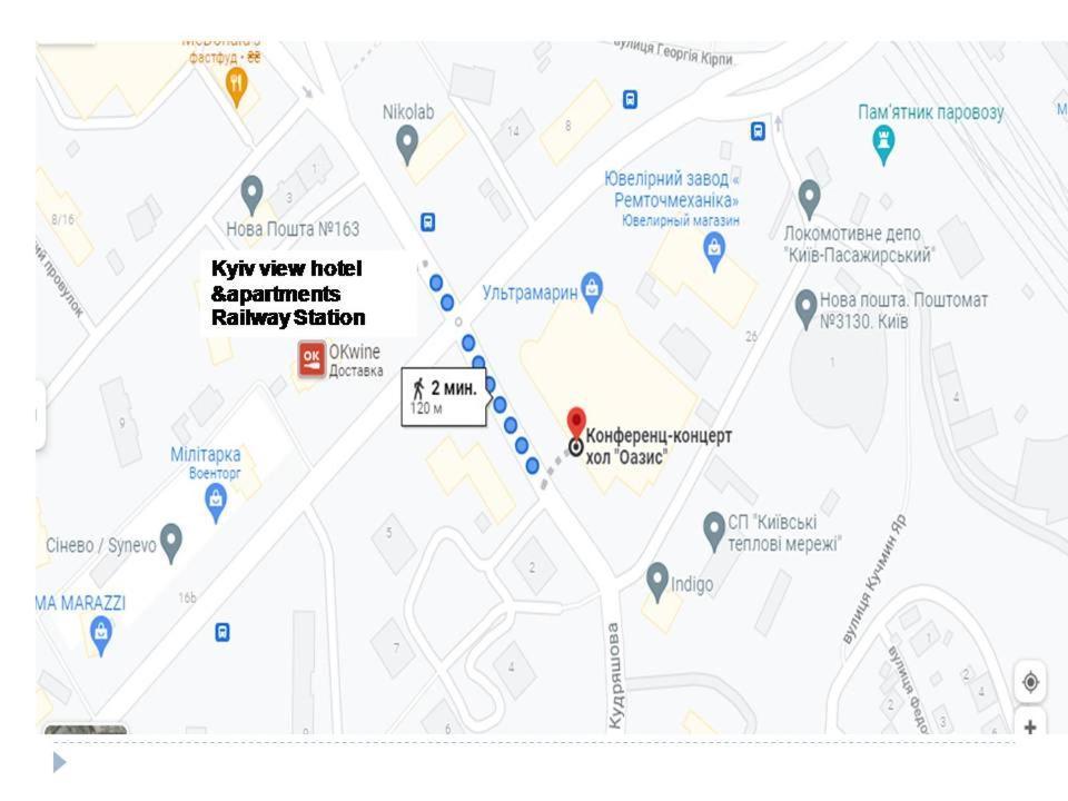 View Smart Apartment Kvartet Railway Station 4D Киев Экстерьер фото