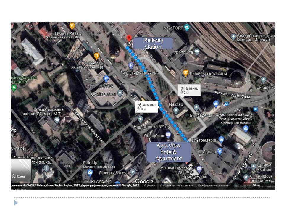 View Smart Apartment Kvartet Railway Station 4D Киев Экстерьер фото